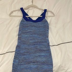 Lululemon blue workout tank